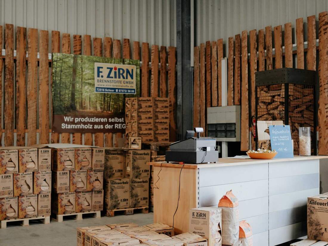 Abholmarkt von Zirn Brennstoffe in Scheer